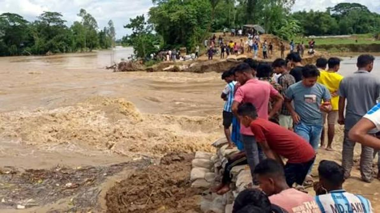 প্লাবিত ২০টি গ্রামঃ আরো ৩০/৩৫টি গ্রাম প্লাবিত হওয়ার শংকা