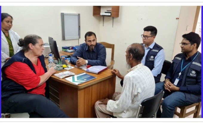 বিশ্বনাথ উপজেলা স্বাস্থ্য কমপ্লেক্স পরিদর্শন করল ডব্লিউএইচও